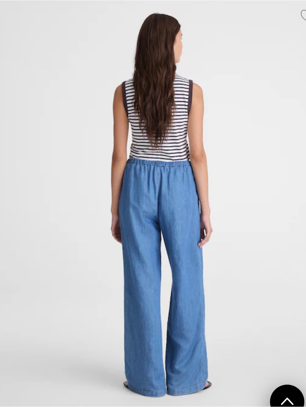nwt Madewell pull-on jean in cotton linen - Picture 2 of 9